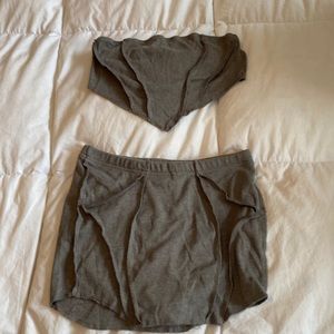 matching grey set, size XS, worn once